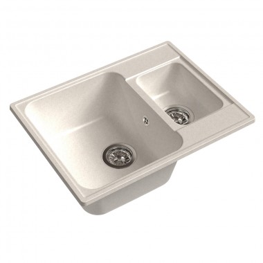 Мойка композитная GRANFEST QUARZ GF-Z 09 1.5-чаша 620*480 (белый)/444892
