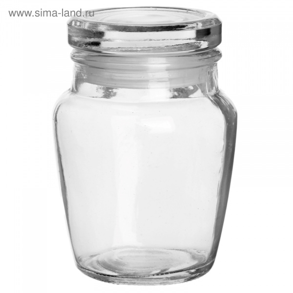 Банка для сыпучих 200мл "Простота" 6х9,6см 1157918