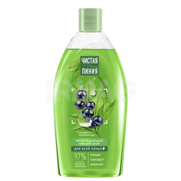 Гель для душа Чистая Линия Пробуждающий (750 мл)