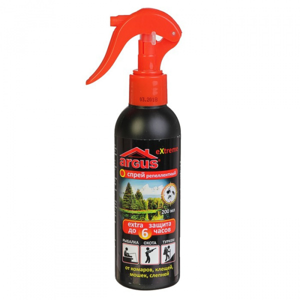 Спрей от комаров Аргус Экстрим 100мл до6ч/14790