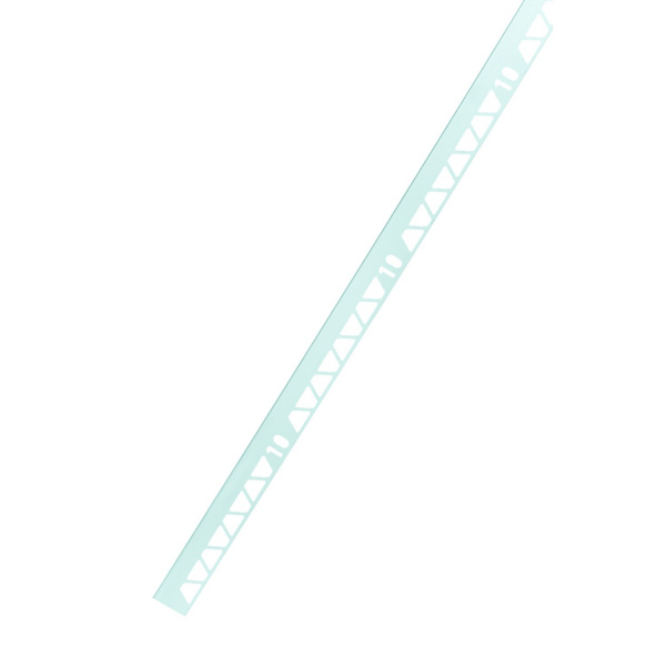 Угол для кафеля внешний 7мм*2,5м. голубой