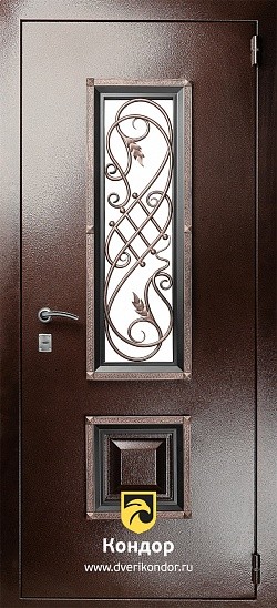 Дверь стальная Кондор Коттедж 860*2050 правая