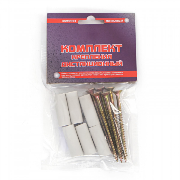 Комплект дистанционного монтажа панели (саморез 6*80-6шт.,втулка керамическая 35 мм.-6 шт.) /6884497