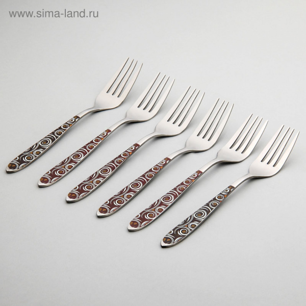 Вилки столовые 6шт "Карамель" 1007283