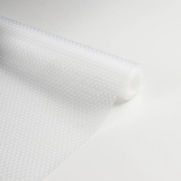 Коврик противоскользящий 30х150 см "Круги" цвет прозрачный 732672