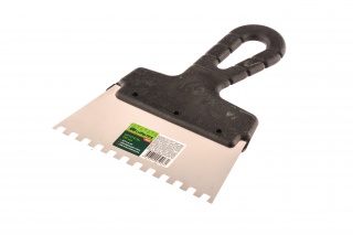 Шпатель из нержавеющей стали, 150 мм, зуб 6 х 6 мм/85459