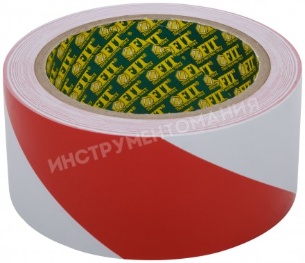 Лента разметочная (красно-белая), 50мм*25м /11858
