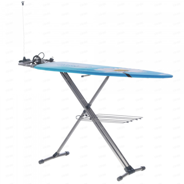 Доска гладильная НИКА 9 (металл 1220*400), подрукавн,подставка под утюг, полка д/белья