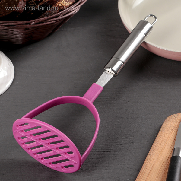 Толкушка «Краски», 28 см, цвет МИКС 4279324