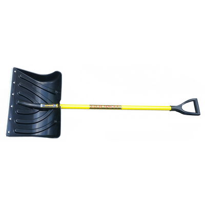Лопата снеговая "Домбай спринт" металлический черенок и V-образной ручкой 490х340мм/80565