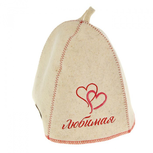 Шапка банная "Любимая"//Б4017