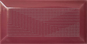 Меткоформатная плитка Метро Anet 150х75х9 бордо 12-01-4-07-21-47-1510