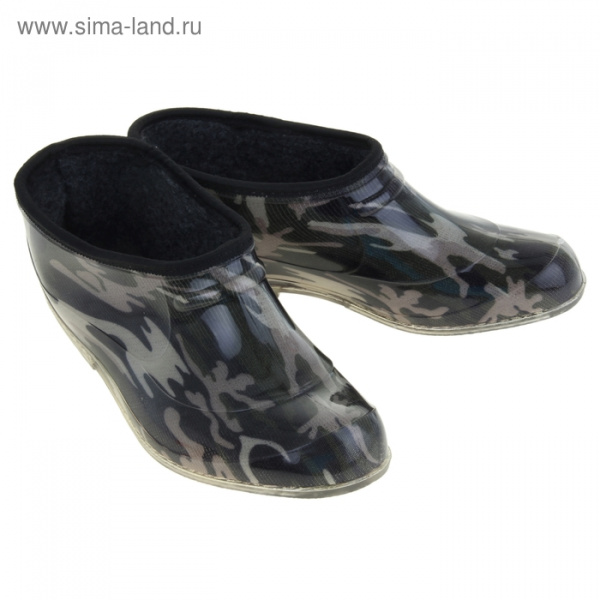 Галоши мужские цветные утепленные, сукно р-р 42 1138192