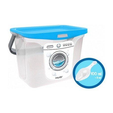 Емкость для стирального порошка 6л, голубая лагуна, BEROSSI АС35647000