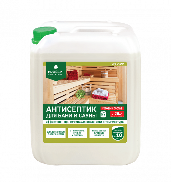 PROSEPT ECO SAUNA 5 л Антисептик для бани и сауны