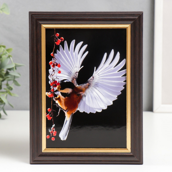 Ключница "Взмах крыльев" венге 15х21 см /6853344