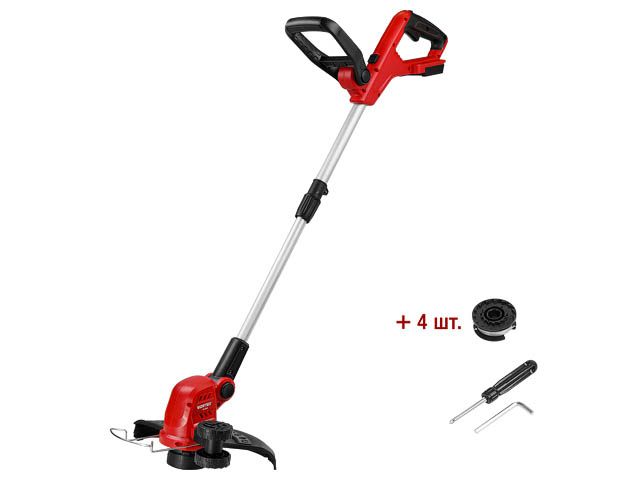 Триммер аккум. WORTEX TB 3018 ALL1 (18 В, телескоп.ручка, рег.угол 0-60°, полуавтомат.голова, 1,6 мм