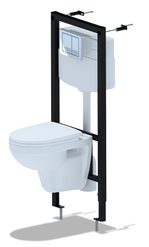 Инсталляция 4 в 1 (инсталляция WCP1121, унитаз BEST SANITA LUXE, сиденье с микролифтом WS0320, клави