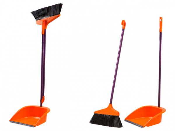 Метла + совок (Ленивка) Быстро-чисто, PERFECTO LINEA (43-005801)