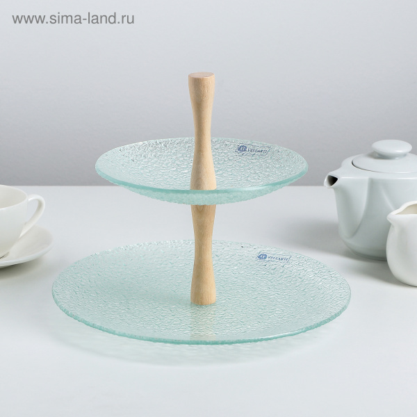 Этажерка 2-ярусная 16,5х24 см, 2846540 