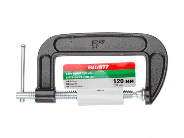 Струбцина тип "G" 125мм ВОЛАТ (14030-12)