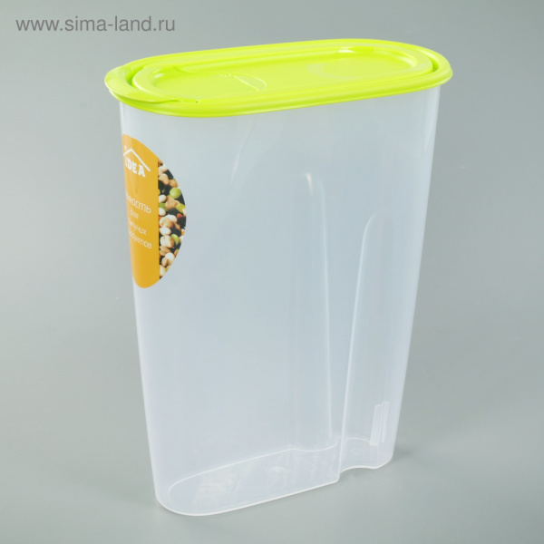 Емкость для сыпучих продуктов 2,1л  салатовый   1155496