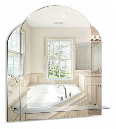 Зеркало АНГЕЛИНА с полкой 510х575