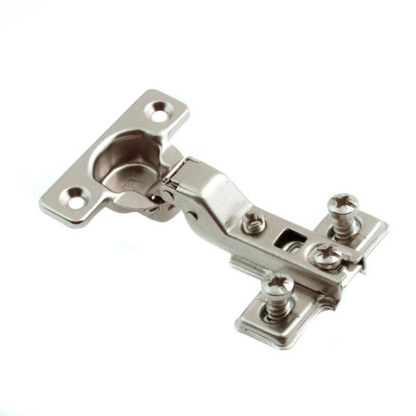 Петля мебельная SLIDE-ON mini полунакладная 95° с ответной планкой (2 шт) "Element"/123090