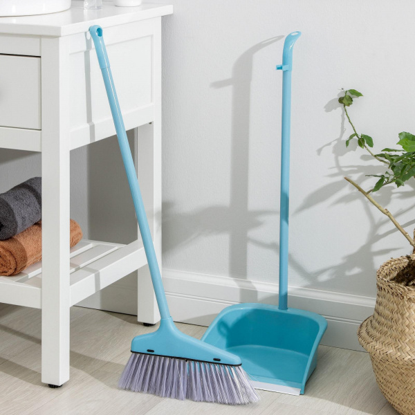 Комплект для уборки: щётка 23×78, совок 25×26×71, ручки металл, цвет МИКС /7075948