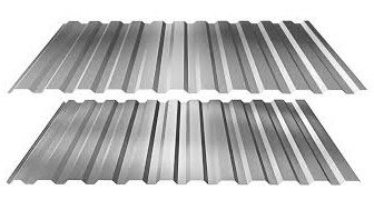 Профнастил С-21 0,45х1000х6000 Оцинкованный