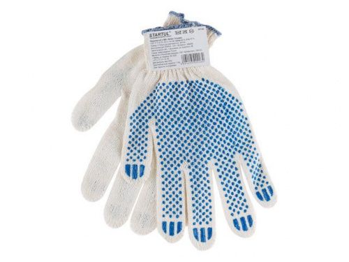 Перчатки х/б с ПВХ "Точка" 7,5класс STARTUL (ST7191)