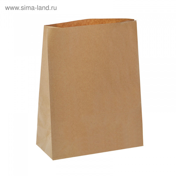 Пакет крафт без печати 32х25х11см. 2505121