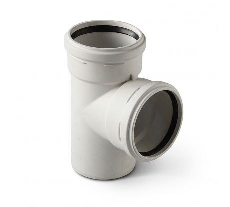 Тройник Stilte Белый 110x110/87,5
