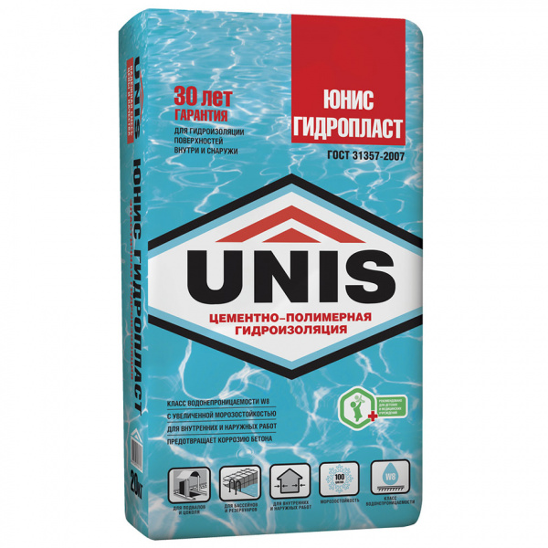 ЮНИС Гидропласт 20кг