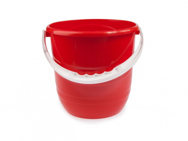 Ведро Practic (Практик) 12 л, роза, BEROSSI