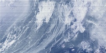 Декор кафельный Солярис голубой №4 25х50