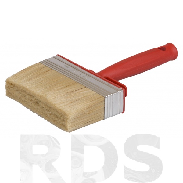 Макловица 120х30, 70% ПЭT/30% натуральная щетина, нержавеющий обжим, 2-К ручка.