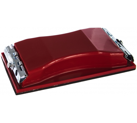 Брусок  для шлифования, 210х105мм, пластиковый с зажимами 75830