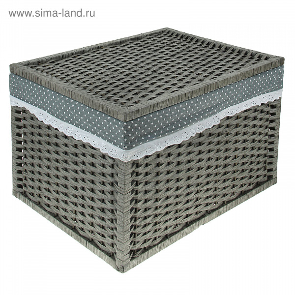 Корзина для хранения плетеная "Горох"/1926702