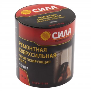 СИЛА Лента герметизирующая SFLEX-1015B ремонтная сверхсильная 10 см х 1.5 м черная 7264/792116