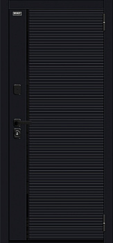 Дверь стальная Лайнер-3 (33/В13) Total Black SB-1/Nordik Oak R Лунный камень 205*96 Левая