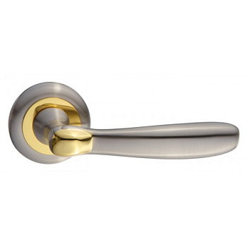 Ручка дверная ШЕРИ DH 220-04 SN/GP/мат.ник.-латунь/TIXX/419г