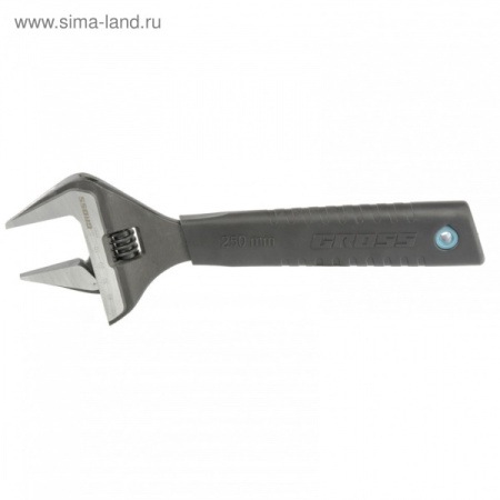 Ключ разводной, 250 мм,CrV, тонкие губки, защитные насадки/15569