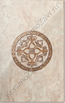 Декор Гермес 400х250 корич. 51250