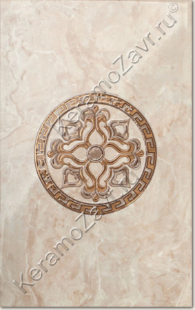 Декор Гермес 400х250 корич. 51250