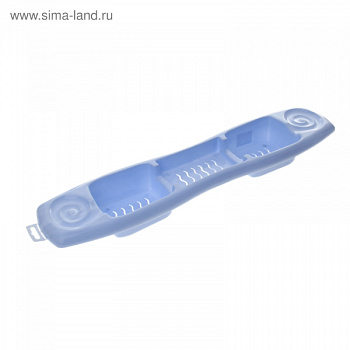Полка на ванну голубой пастельный 598186
