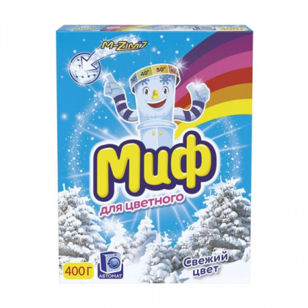 Стиральный порошок МИФ автомат 400гр. Свежий цвет *22