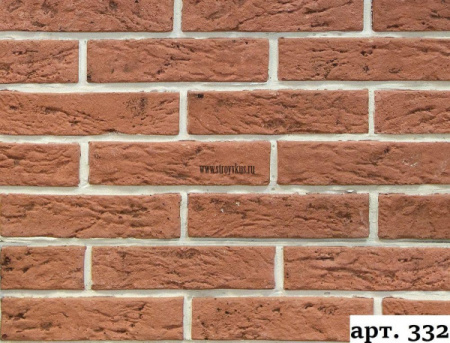 Плитка ПОД КИРПИЧ №332 (0,5м2, 38-40шт)