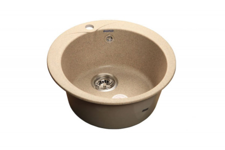 Мойка GRANFEST Rondo GF-R480 (d480) песочный 302 круглая 