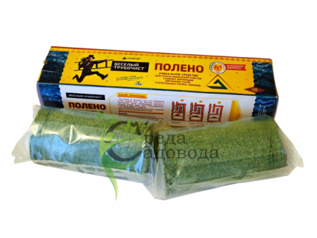 Веселый трубочист Полено 1100гр. Средство для немеханической очистки от сажи и копоти